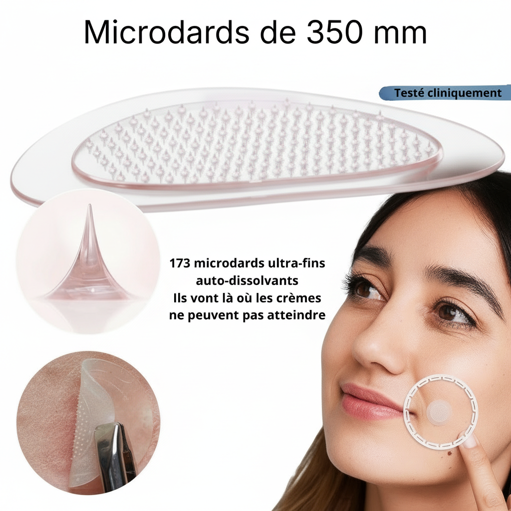 Patchs Microneedling Anti-Boutons – Résultat en 1 nuit
