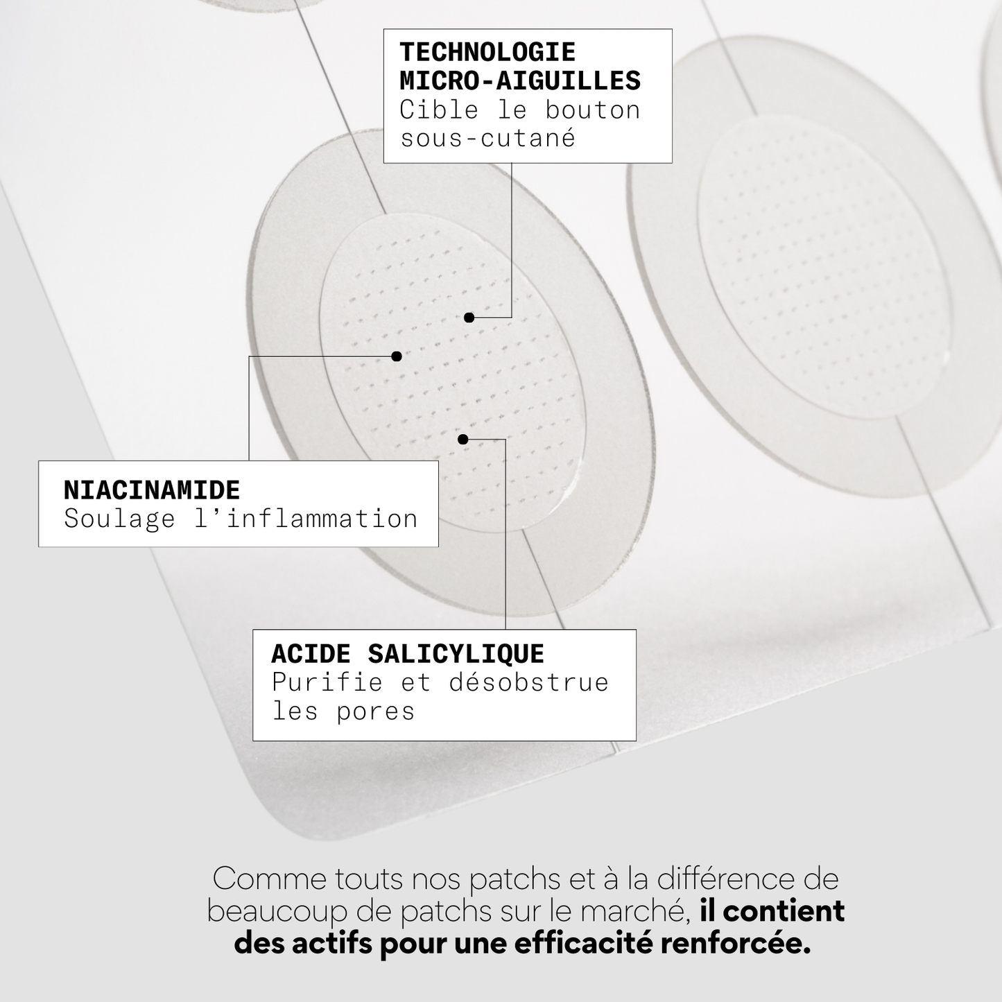 Patchs Microneedling Anti-Boutons – Résultat en 1 nuit
